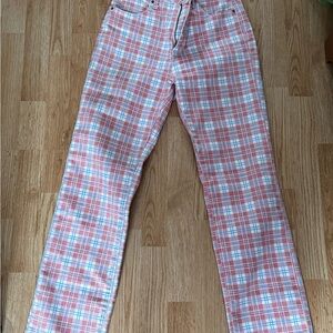 Y2K Guess denim Plaid jeans